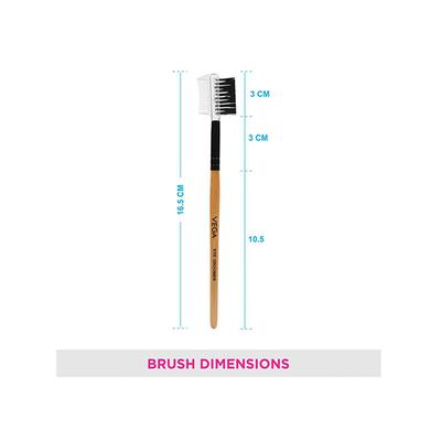 Vega Eye Groomer, Wooden Color 2's - Eye Brush