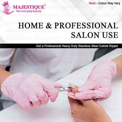 Majestique Professional Cuticle Nippers, Precision Surgical-Grade Stainless Steel, Nail Clipper 1's - Nail Care