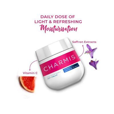 Charmis Daily Nourishing Soft Cream with Vitamin C Saffron Extracts And Spf 30 200 ml - Face Moisturizers