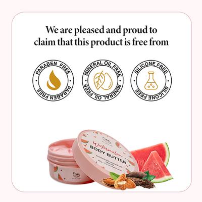 Tnw The Natural Wash Watermelon Body Butter with Watermelon Extract for Hydrated Skin 200 gm - Body Butter