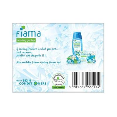 Fiama Cooling Gel Bathing Bar Menthol & Magnolia 375g 3's - Soaps