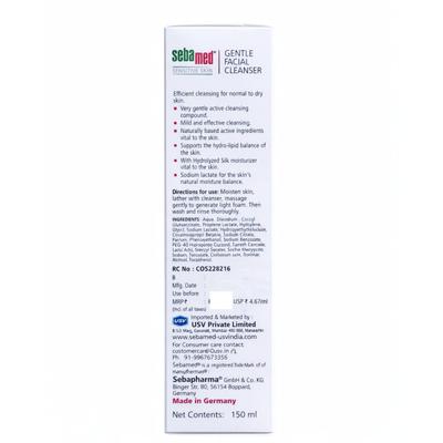 Sebamed Sensitive Gentle Facial Cleanser For Normal to Dry Skin 150 ml - Face Wash & Cleansers