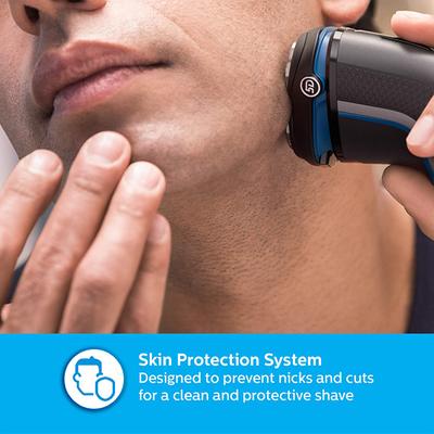 Philips Cordless Electric Shaver , 5D Pivot & Flex Heads, 27 Comfort Cut Blades (S3122/55) 1's - Shavers