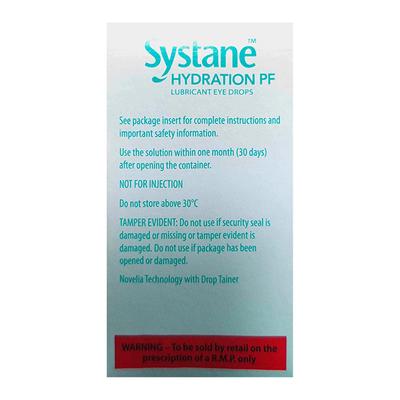 SYSTANE HYDRATION PF LUBRICANT Eye Drops 10ml - Dry Eye-Olt