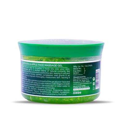 Oxyglow Face Massage Gel - Aloevera & Apple 200 gm - Face Gels