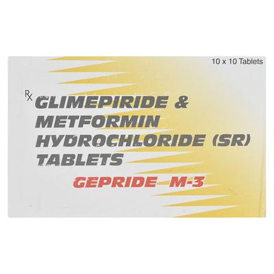 Gepride M3 Tablet 10'S - Diabetes-Ant