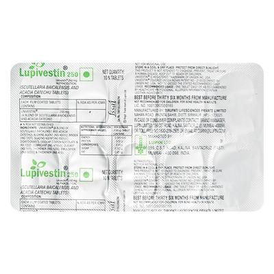 Lupivestin 250mg Tablet 10'S - Arthritis-Oth