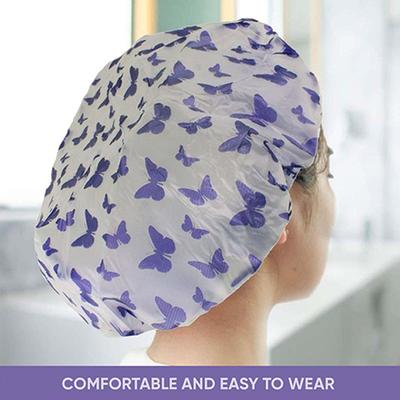 Vega Premium Colorful Shower Cap (SC-02) 2's - Shower Cap