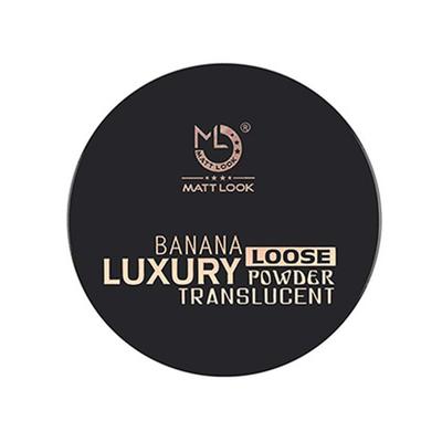 Matt Look Face Makeup Banana Luxury Loose Powder Translucent, Ivory 12 gm - Loose Powder