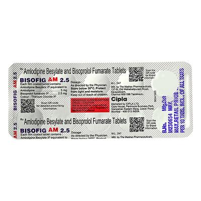 BISOFIG AM 2.5 Tablet 10's - Hypertension-Ang