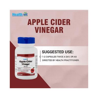 Healthvit Apple Cider Vinegar Capsules 60's - General Health