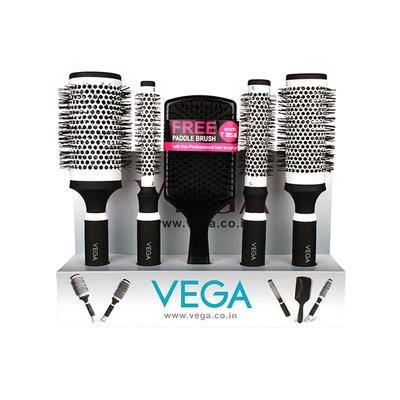 Vega Hot Curl Brush Set (PHBS - 01) 910 gm - Hair Brushes