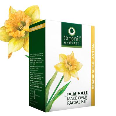 Organic Harvest Facial Kit - Organic Shield-Anti Tan 50 gm - Facial Kits