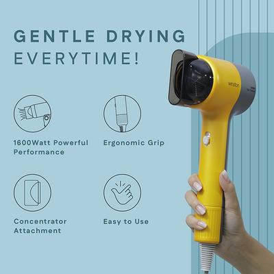 Winston Turbo X Hair Dryer - 1600W, Compact Design and Quick Drying Blow Dryer 1's - Hair Dryers