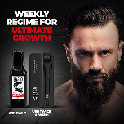 Beardo Beard Activator Roller (0.5 mm) - Massagers