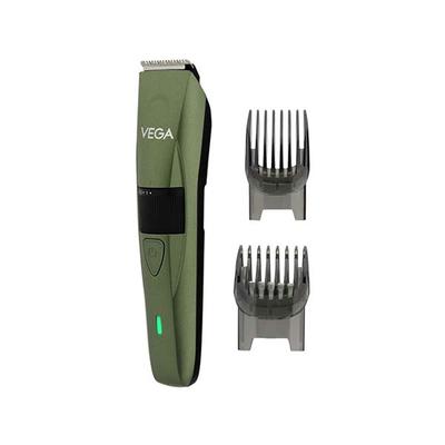 Vega P1 Battery Powered Beard Trimmer for Men with 160 Mins Runtime & 40 Length Settings, (VHTH-25) Green 1'S - Trimmers