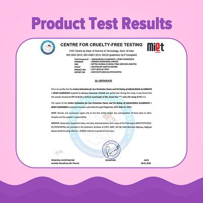 Aqualogica illuminate + Dewy Sunscreen SPF 50+ PA++++ Wild Berries & Alpha Arbutin 50 gm - Face Sunscreen