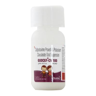 Gudcef Cv 100Mg Dry Syrup 30ml - Bacterial Infections-Cep