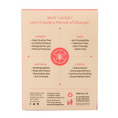 LAIQA Premium Ultrathin Day Pads L (Pack of 3 X10) - Sanitary Napkins