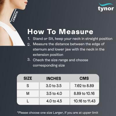 Tynor Cervical Collar Soft (L) (B 07) - Neck/Shoulder Supports