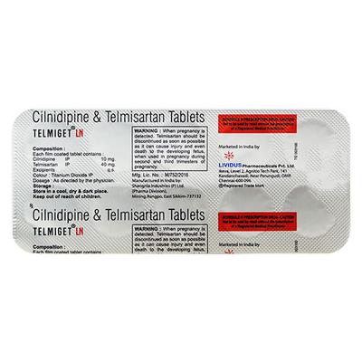 TELMIGET LN Tablet 10's - Hypertension-Ana