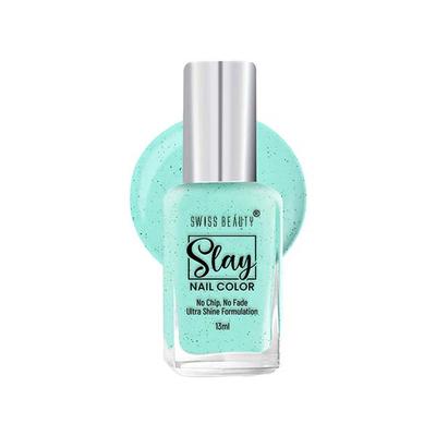 Swiss Beauty Slay Nail Color, Shade - Sky Up 13 gm - Nail Polish