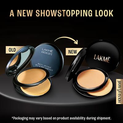 Lakme Xtraordin-airy Compact, 2 In 1 Compact + Foundation, Lightweight, SPF17, 06 Almond Honey, 9 gm - Compact Powder