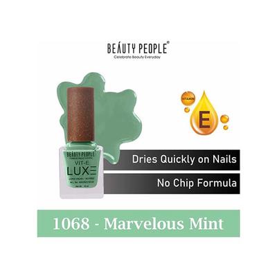 Beauty People Luxe Premium with Vit E 1068 Marvelous Mint 12 ml - Nail Polish