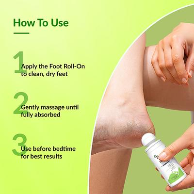 Fixderma Foobetik Foot Roll On For Dry & Cracked Heels Helps Repair and Moisturise Cracked Heels 60 ml - Foot Creams & Lotions