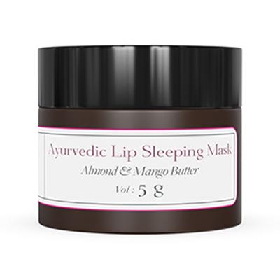Sadhev Ayurvedic Lip Sleeping Mask with Almond and Mango Butter 5 gm - Lip Mask