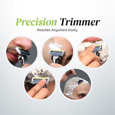 LetsShave Pro 6+ Razor + Razor Blades 4's + After Shave Balm + Shave Foam + Razor Cap - Men - Razors & Cartridges