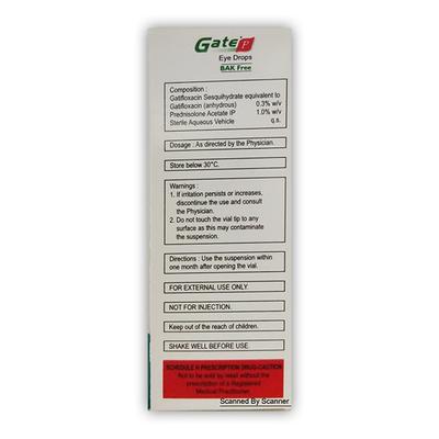 GATE P Eye Drops 10ml - Eye Infections-Eaa
