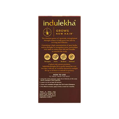Indulekha Bringha Oil Grows New Hair 100 ml - Hair Oils