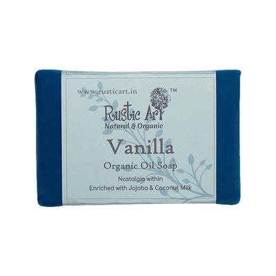 Rustic Art Organic Handmade Vanilla Soap 100 gm - Soaps