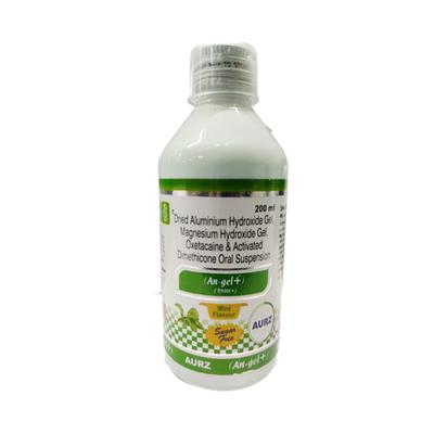 AN GEL + SUGAR FREE MINT FLAVOUR Oral Suspension 200ml - Ulcer/Reflux/Flatulence-Aaa