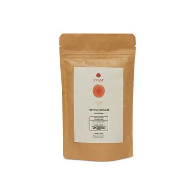 Tvam Henna Natural Powder - Dark Brown 100 gm - Powder
