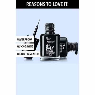 Blue Heaven Get Bold Eyeliner (Waterproof) - Green 7 ml - Eyeliners