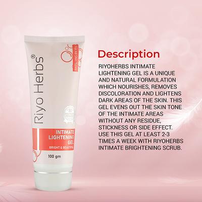 Riyo Herbs Intimate Lightening Gel 100 gm - Intimate Care