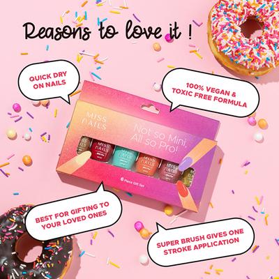 Miss Nails Mini Pro Some Sugar Please 6ml each 6's - Nail Polish