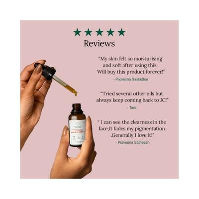 Juicy Chemistry Rosehip Seed Oil, 100% Pure and Organic Cold Pressed 30ml - Carrier Oils