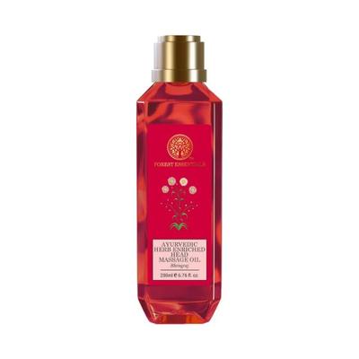 Forest Essentials Ayurvedic Herb Enriched Head Massage Oil Bhringrajhair Oil 200 ml - Hair Oils