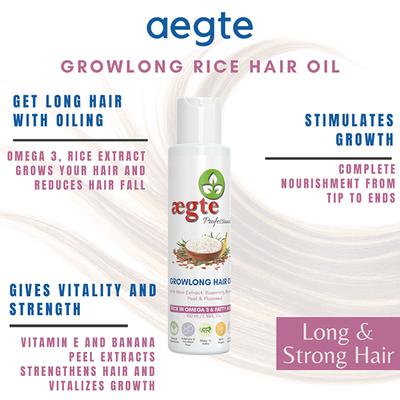 Aegte Growlong Hair Oil 100 ml - Hair Oils