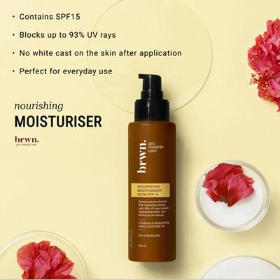 Brwn pro melanin care Nourishing Moisturiser with SPF 15 100 ml - Day Cream