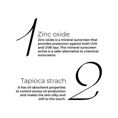 Brillare Zinc Powder Sunscreen SPF50 4 gm - Face Sunscreen