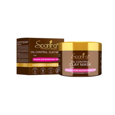 Spantra Oil Control Clay Mask With Lemon & Rosemary Oil 125 gm - Masks & Peels