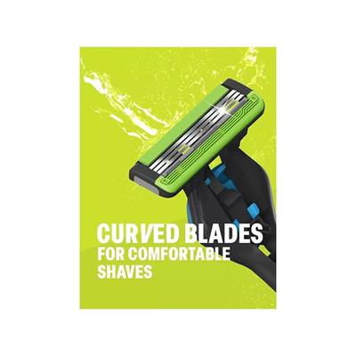 Bombay Shaving Company Sensi Smart 3 Razor Green with Cartridge 4's - Razors & Cartridges