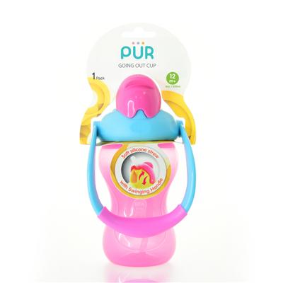 Pur Going Out Cup - Pink 250 ml - Feeding & Nursing