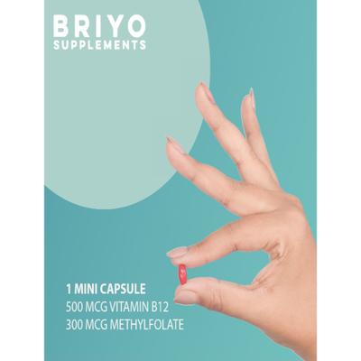 BriyoMin B12 BioActive Capsules 30's - Multi-Vitamins