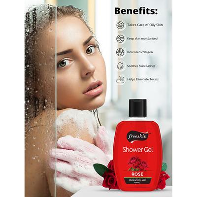 Freeskin Rose Shower Gel 400 ml - Shower Gels & Body Wash