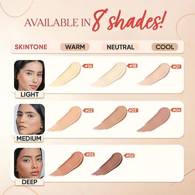 Charmacy Milano Concealer- 1A 7 ml - Concealer